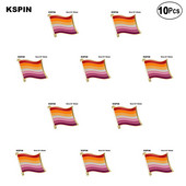 Sun Set Υπερηφάνεια Σημαία Σήμα Σήμα Καρφίτσα Καρφίτσα Καρφίτσες Καρφίτσες Σήμα Σημαία Σήματα Καρφίτσας