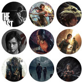 Mäng The Last Of Us Videomängud Ikoonid Nööpnõelad Märgikaunistus Prossid Metallist märgid riiete jaoks Seljakoti kaunistus 58mm