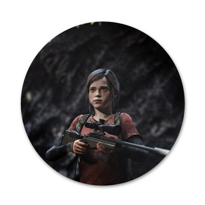 Mäng The Last Of Us Videomängud Ikoonid Nööpnõelad Märgikaunistus Prossid Metallist märgid riiete jaoks Seljakoti kaunistus 58mm