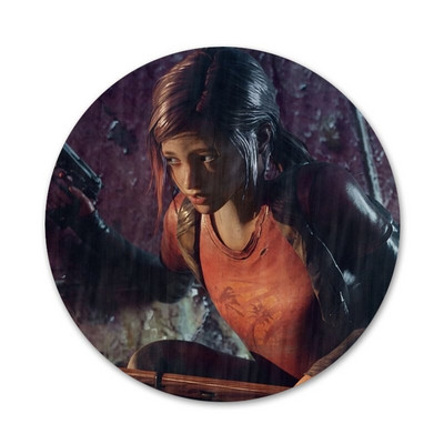 Mäng The Last Of Us Videomängud Ikoonid Nööpnõelad Märgikaunistus Prossid Metallist märgid riiete jaoks Seljakoti kaunistus 58mm