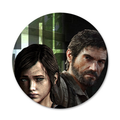 Mäng The Last Of Us Videomängud Ikoonid Nööpnõelad Märgikaunistus Prossid Metallist märgid riiete jaoks Seljakoti kaunistus 58mm