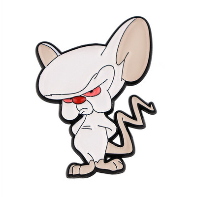 E3608 Enamel Pin Cartoon Cute Mouse Pross Collection Metallist revääritihvti rinnamärk Prossid naistele Meestele Ehted Kingitused