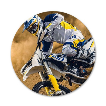 58 χιλιοστά Motocross χωμάτινα ποδήλατα Badge καρφίτσα καρφίτσα Αξεσουάρ για ρούχα Δώρο διακόσμηση σακιδίου πλάτης