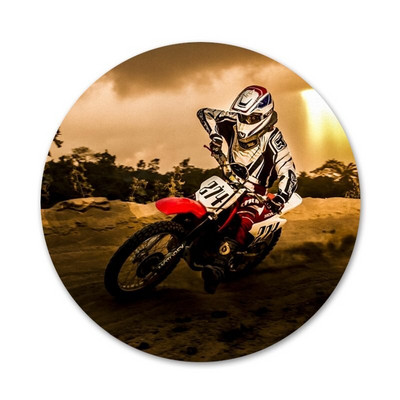 58 χιλιοστά Motocross χωμάτινα ποδήλατα Badge καρφίτσα καρφίτσα Αξεσουάρ για ρούχα Δώρο διακόσμηση σακιδίου πλάτης