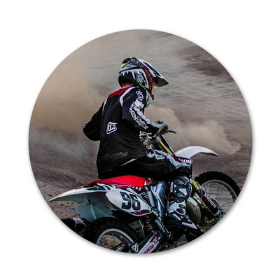 58 χιλιοστά Motocross χωμάτινα ποδήλατα Badge καρφίτσα καρφίτσα Αξεσουάρ για ρούχα Δώρο διακόσμηση σακιδίου πλάτης