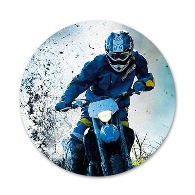 58 χιλιοστά Motocross χωμάτινα ποδήλατα Badge καρφίτσα καρφίτσα Αξεσουάρ για ρούχα Δώρο διακόσμηση σακιδίου πλάτης