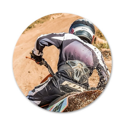 58 χιλιοστά Motocross χωμάτινα ποδήλατα Badge καρφίτσα καρφίτσα Αξεσουάρ για ρούχα Δώρο διακόσμηση σακιδίου πλάτης