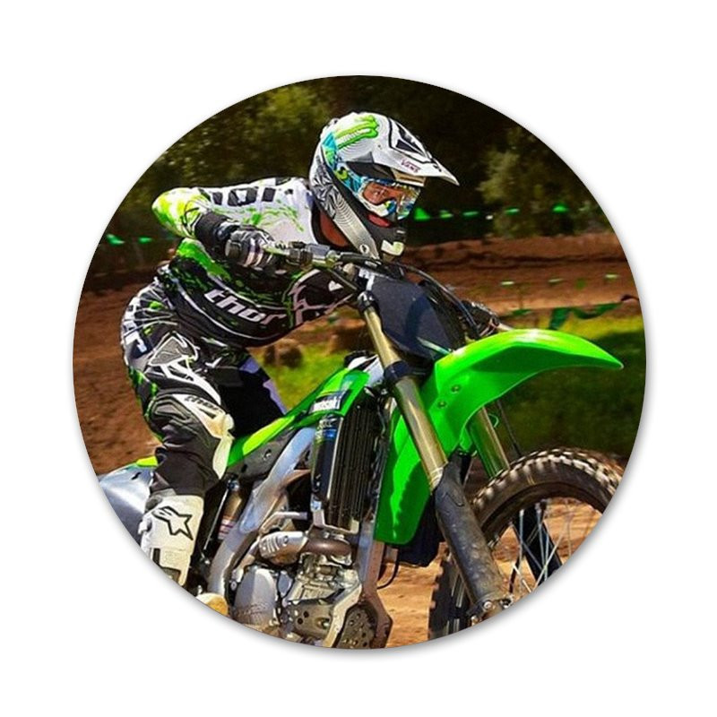 58 χιλιοστά Motocross χωμάτινα ποδήλατα Badge καρφίτσα καρφίτσα Αξεσουάρ για ρούχα Δώρο διακόσμηση σακιδίου πλάτης
