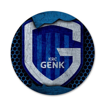 58 mm KRC Genk Футболна значка Брошка Аксесоари за игли за дрехи Декорация на раница Подарък