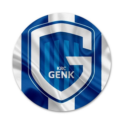 58 mm KRC Genk nogometna značka broš igla dodaci za odjeću ruksak ukras dar