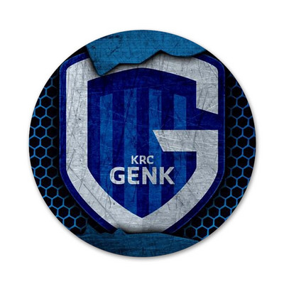 58 mm KRC Genk nogometna značka broš igla dodaci za odjeću ruksak ukras dar