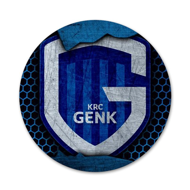 58 mm KRC Genk nogometna značka broš igla dodaci za odjeću ruksak ukras dar