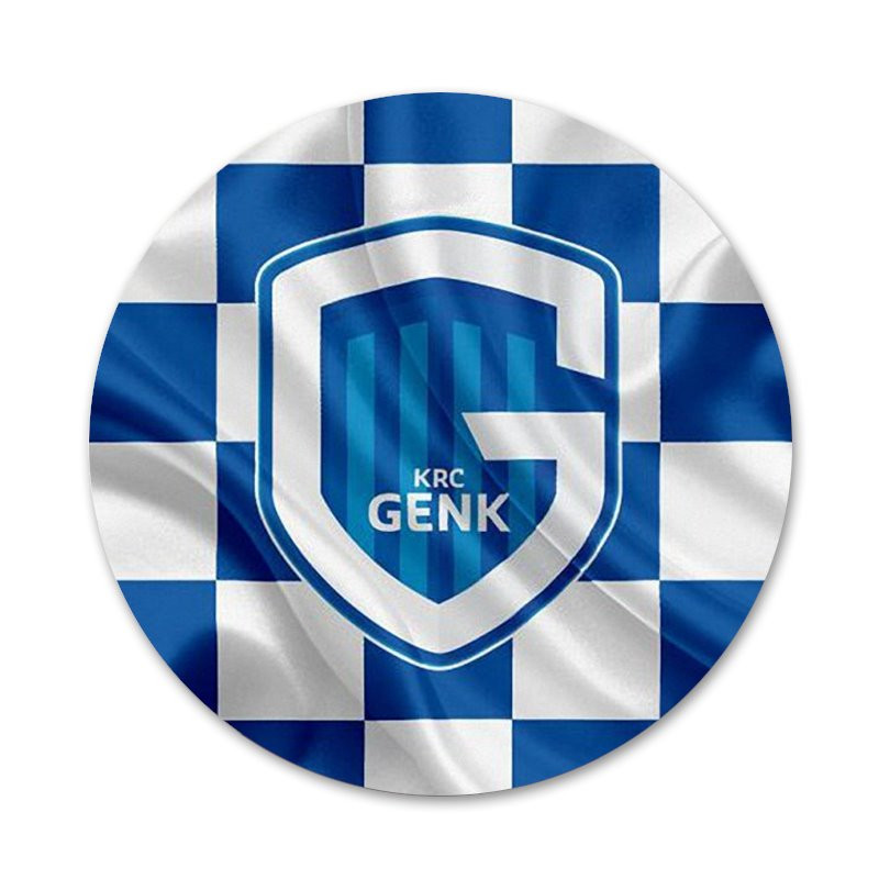 58 mm KRC Genk nogometna značka broš igla dodaci za odjeću ruksak ukras dar