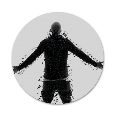 Αξεσουάρ καρφίτσας καρφίτσας 58 χιλιοστών με υπογραφή Hip Hop Rapper Eminem Badge για Δώρο Δώρο για σακίδιο πλάτης για ρούχα