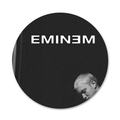 Αξεσουάρ καρφίτσας καρφίτσας 58 χιλιοστών με υπογραφή Hip Hop Rapper Eminem Badge για Δώρο Δώρο για σακίδιο πλάτης για ρούχα