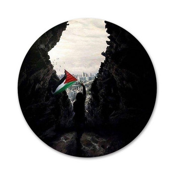 Палестина Broadsword Значка Брошка Игла Аксесоари за дрехи Декорация на раница Подарък