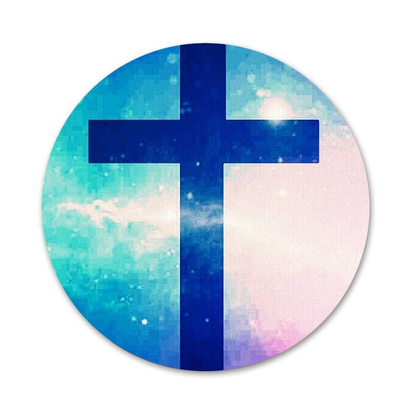 58 mm Biblija Isus Krist Kršćanske ikone Igle Dekoracija znački Broševi Metalne značke za odjeću Dekoracija ruksaka