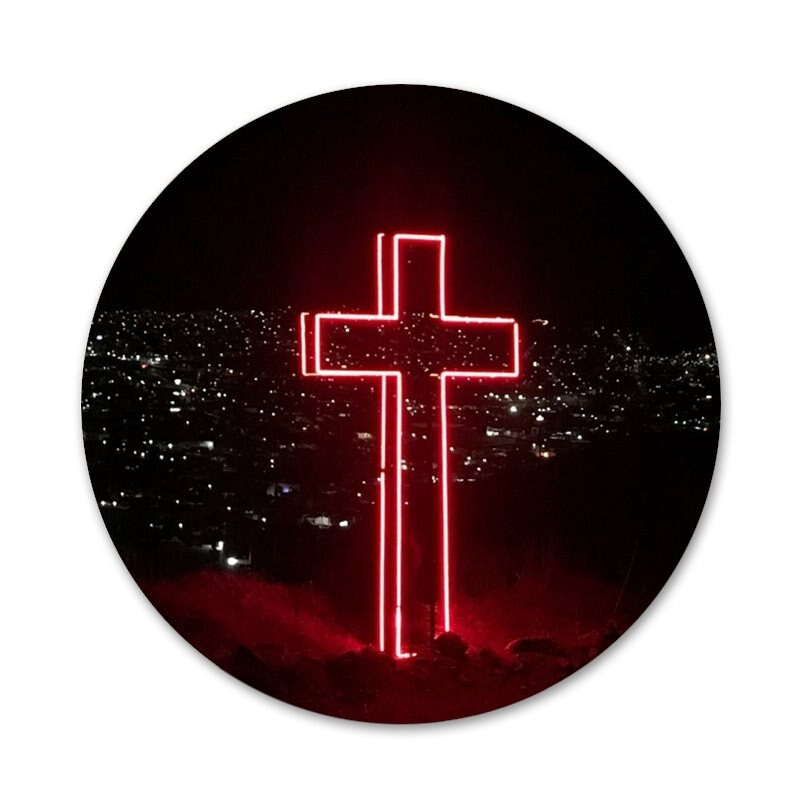 58 mm Biblija Isus Krist Kršćanske ikone Igle Dekoracija znački Broševi Metalne značke za odjeću Dekoracija ruksaka