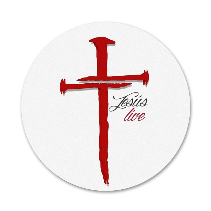 58 mm Biblija Isus Krist Kršćanske ikone Igle Dekoracija znački Broševi Metalne značke za odjeću Dekoracija ruksaka