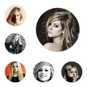 Avril Lavigne Broš Igla Cosplay značka Dodaci za odjeću Ruksak Dekoracija Poklon 58 mm