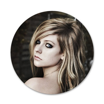 Avril Lavigne Καρφίτσα Καρφίτσα Cosplay Badge Αξεσουάρ για Ρούχα Δώρο Διακόσμηση σακιδίου πλάτης 58mm