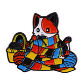 C2107 Kreativne mačje igle za revere Značke na ruksaku Emajlirana igla Ženski elegantni broševi Nakit Modni dodaci Pokloni