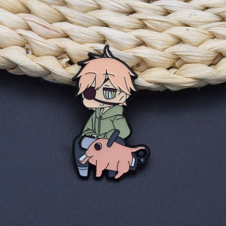 C3303 Igle za motornu pilu Broševi Igle Slatke stvari Emajlirane igle Značke na ruksaku Manga nakit Anime dodaci Pokloni za obožavatelje