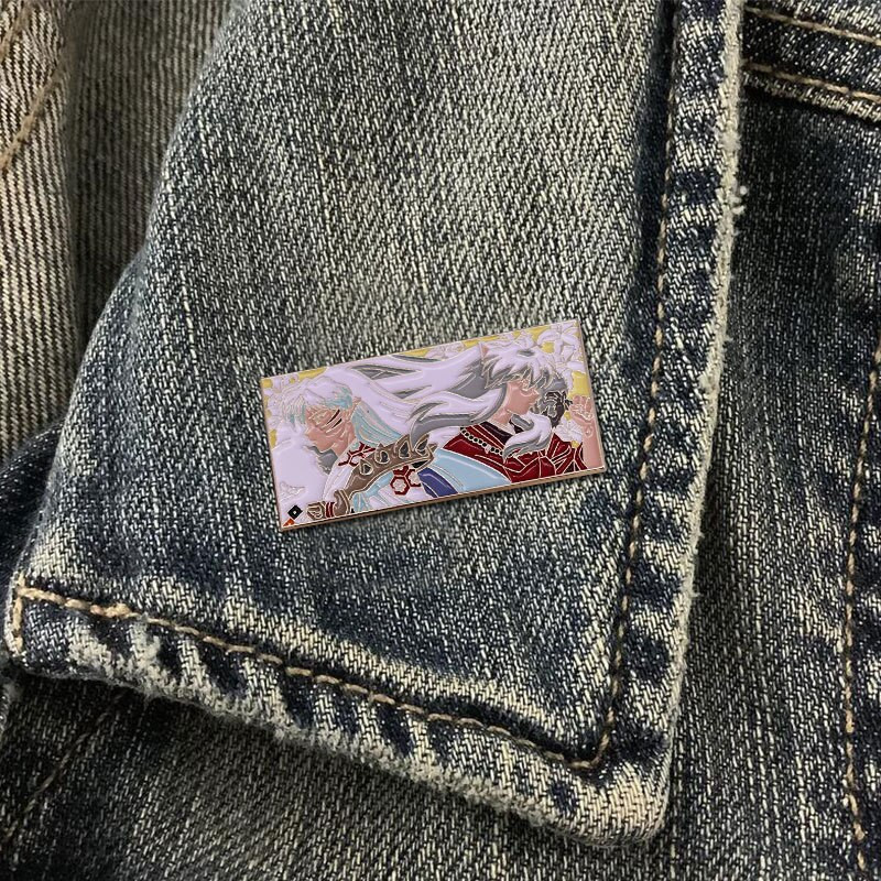 C2388 Emaline Pins Anime Pins for Kids Manga Japoniškas portfelis Ženkliukai Ženkliukai ant kuprinės Sagė drabužiams Mieli daiktai Sagės