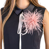 Retro klassikaline jaanalinnu suled pross Ehted salliklamber meestele naistele prossid reväärinõelad riidest kleidid aksessuaarid käsitöö plume