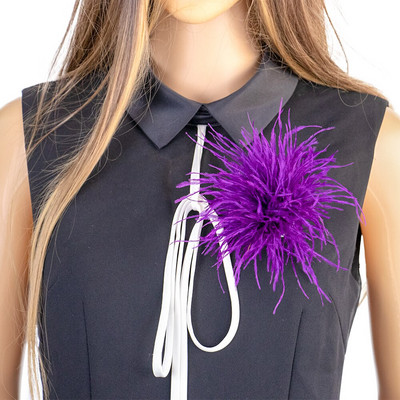 Retro klassikaline jaanalinnu suled pross Ehted salliklamber meestele naistele prossid reväärinõelad riidest kleidid aksessuaarid käsitöö plume