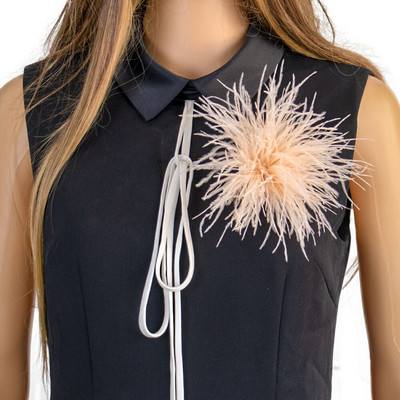 Retro klassikaline jaanalinnu suled pross Ehted salliklamber meestele naistele prossid reväärinõelad riidest kleidid aksessuaarid käsitöö plume