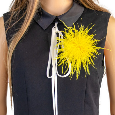 Retro klassikaline jaanalinnu suled pross Ehted salliklamber meestele naistele prossid reväärinõelad riidest kleidid aksessuaarid käsitöö plume