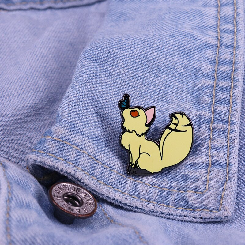 C1652 Japoniškas anime sagės smeigtukai Emaliai Metaliniai ženkleliai Atvarto segtukai Sagės Striukės Džinsai Madingi papuošalai Priedai