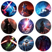 Raudona Mėlyna Lazerinis Kardas Piktogramos Smeigtukai Ženkliuko dekoravimas Sagės Metaliniai ženkleliai drabužiams Kuprinės puošimas