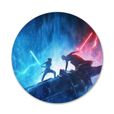 Raudona Mėlyna Lazerinis Kardas Piktogramos Smeigtukai Ženkliuko dekoravimas Sagės Metaliniai ženkleliai drabužiams Kuprinės puošimas