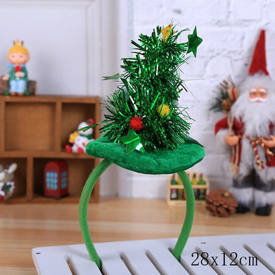 Ziemassvētku galvassegas bērniem Santa Elk Antlers Baby Galvassegas Bērni Diadem Elf Ausis Ragi Noel Navidad 2023 Matu aksesuāri