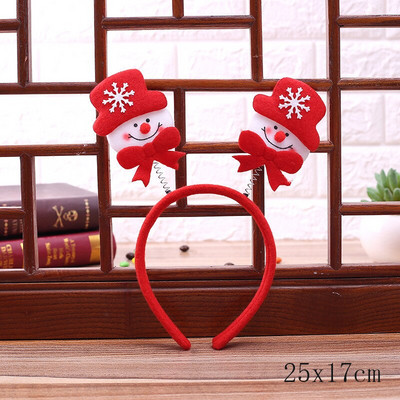 Ziemassvētku galvassegas bērniem Santa Elk Antlers Galvas saite Baby Diadem Elf Ausis Ragi Noel Navidad Jaungada matu aksesuāri