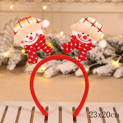 Ziemassvētku galvassegas bērniem Santa Elk Antlers Galvas saite Baby Diadem Elf Ausis Ragi Noel Navidad Jaungada matu aksesuāri