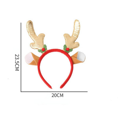 Ziemassvētku galvas saite Santa Tree Elk matu lente Ziemassvētku rotājumi 2022. gada galvassegas Jaunais gads Ziemassvētku Noela ballīte. Apgādājieties ar dāvanu bērniem