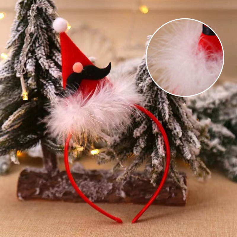 Božićni obruč za kosu Jelov rog Petokraka zvijezda Traka za glavu Sretan Božić Dekoracija Odraslo dijete Naviidad Poklon Noel Igračka Noel Navidad 2023