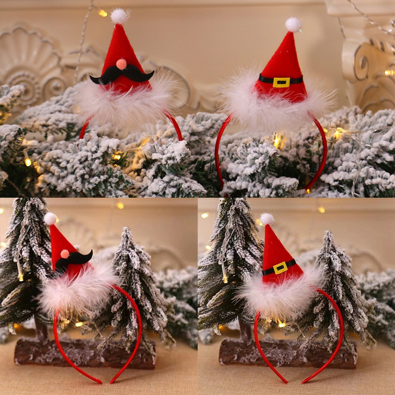 Božićni obruč za kosu Jelov rog Petokraka zvijezda Traka za glavu Sretan Božić Dekoracija Odraslo dijete Naviidad Poklon Noel Igračka Noel Navidad 2023