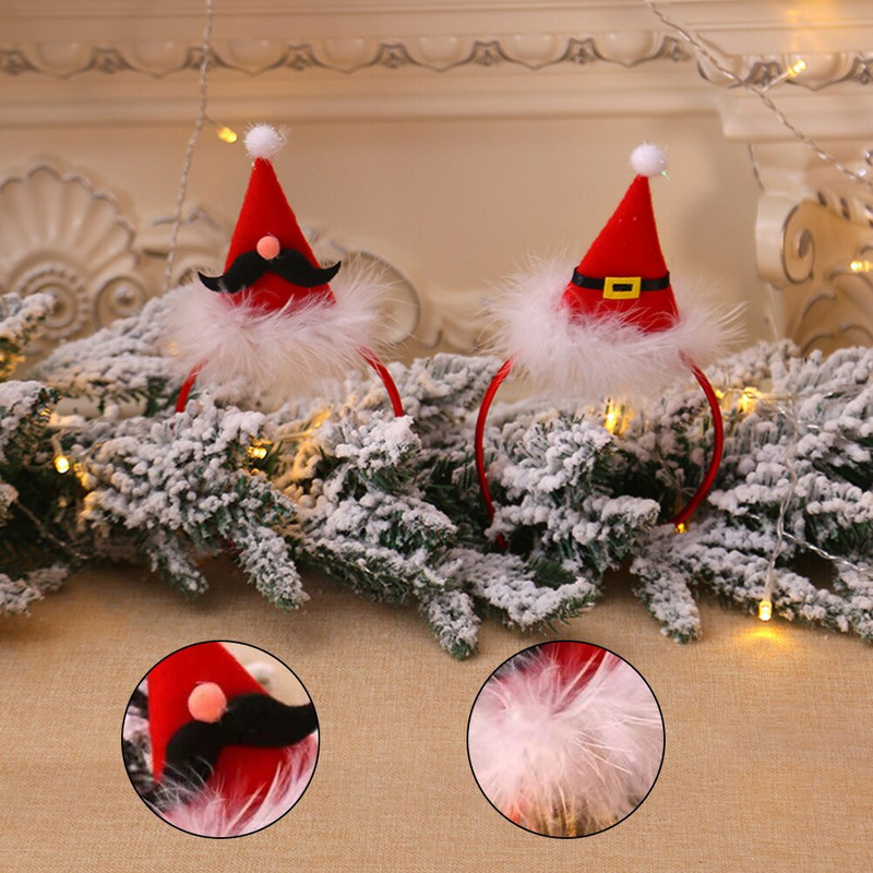 Božićni obruč za kosu Jelov rog Petokraka zvijezda Traka za glavu Sretan Božić Dekoracija Odraslo dijete Naviidad Poklon Noel Igračka Noel Navidad 2023