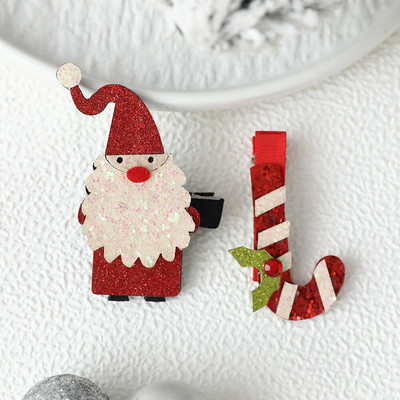 1/2 τμχ Χαριτωμένα φουρκέτα για αυτιά από ελάφι Χριστουγεννιάτικες βαρέτες για τα μαλλιά Διακοσμημένα όμορφα κλιπ ελαφιού Κλιπ μαλλιών Αξεσουάρ μαλλιών Δώρο για κορίτσια