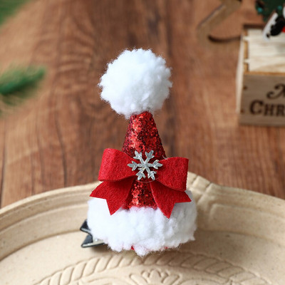 Χριστουγεννιάτικα κλιπ μαλλιών Παιδικά κορίτσια Φεστιβάλ δώρο καπέλο φουρκέτα Χαριτωμένα ελάφια κουκουνάρια φουρκέτες αυτιών Καλύμματα κεφαλής για ενήλικες Αξεσουάρ μαλλιών