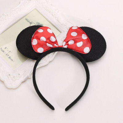 12 τμχ Αγόρια Κορίτσια Φιόγκος Ποντίκι Αυτιά Κεφαλόδεσμος Αξεσουάρ για μωρά μαλλιά Κορδέλες κεφαλής Παιδικό πάρτι γενεθλίων Παιδικό πάρτι βροχής κουκκίδες γυναικείες κορδέλες μαλλιών