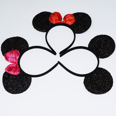 12 τμχ Αγόρια Κορίτσια Φιόγκος Ποντίκι Αυτιά Κεφαλόδεσμος Αξεσουάρ για μωρά μαλλιά Κορδέλες κεφαλής Παιδικό πάρτι γενεθλίων Παιδικό πάρτι βροχής κουκκίδες γυναικείες κορδέλες μαλλιών