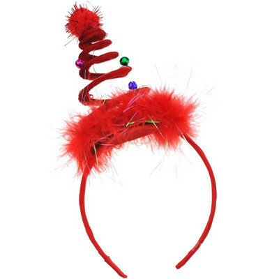 Ενήλικες Παιδιά που αναβοσβήνουν Πράσινο Δέντρο Κεφαλόδεσμο LED Light Up Star Snowflake Hair Band Δώρο Πρωτοχρονιάτικο Χριστουγεννιάτικο Navidad Διακόσμηση 2023