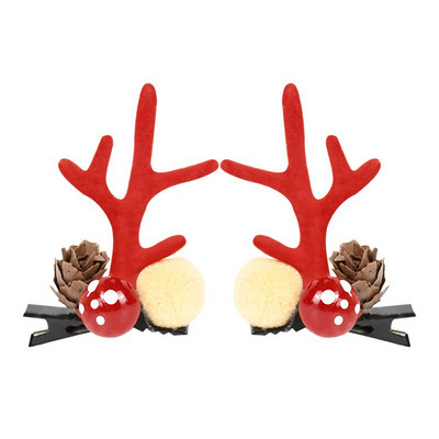2 kom/set Elk Božićne kopče za kosu Odrasla djeca Djevojke Novogodišnji poklon Božićni dodaci za kosu Ukosnice za uši Božićni Navidad Natalni dekor