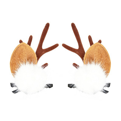2 kom/set Elk Božićne kopče za kosu Odrasla djeca Djevojke Novogodišnji poklon Božićni dodaci za kosu Ukosnice za uši Božićni Navidad Natalni dekor