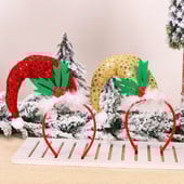 Božićna traka za glavu Drvo Djed Božićnjak Elkovi rogovi Dodaci za kosu za djevojčice Pokrivala za glavu Ukrasi od sobova Elkove uši Božićni ukrasi